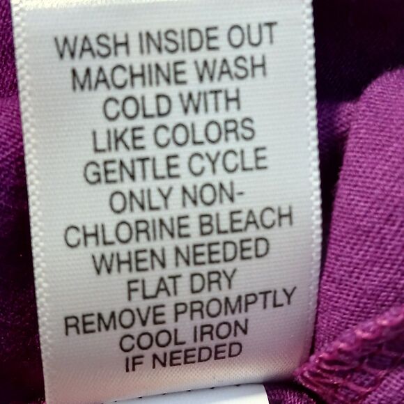 Elle Purple Bow Detail Round Neck Sleeveless Top Medium EL20027 New - Picture 8 of 9